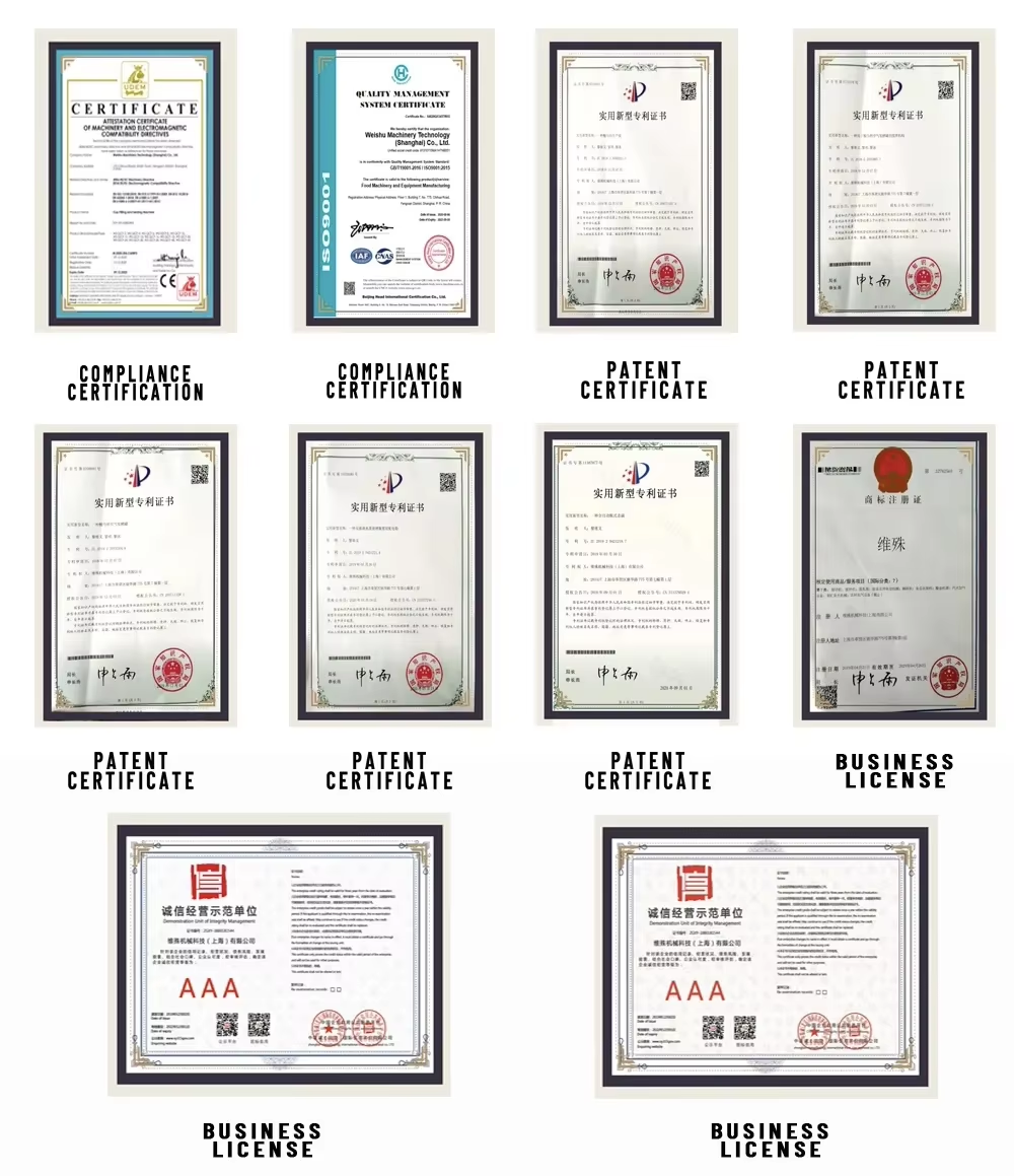 Internationally Recognized ISO 9001 Certification - Guarantee of Consistent Quality Certificación del sistema de gestión de calidad ISO 9001 para Weishu