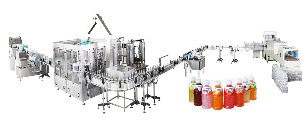 beverage production line Línea de producción de bebidas Weishu