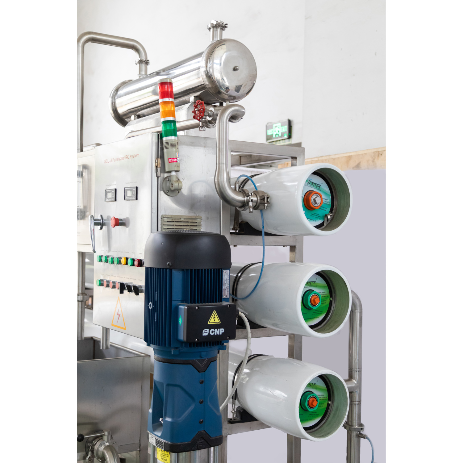 Stainless Steel 304 Reverse Osmosis Water Filter System Tratamiento de agua de ósmosis inversa