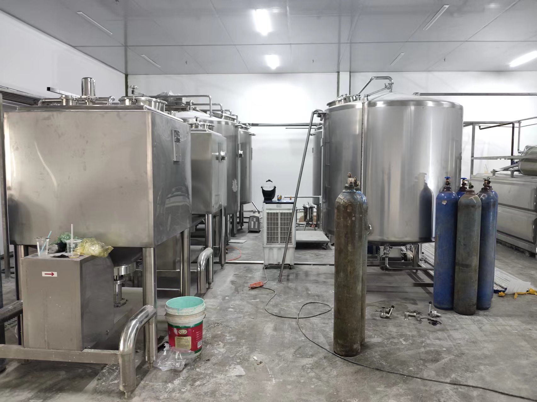 Dargador de flujo del proceso de producción de yogurt