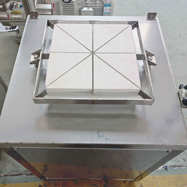 Máquina de corte de queso automático de pistón neumático