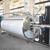 Tanque de enfriamiento de leche de acero inoxidable de grado alimenticio 