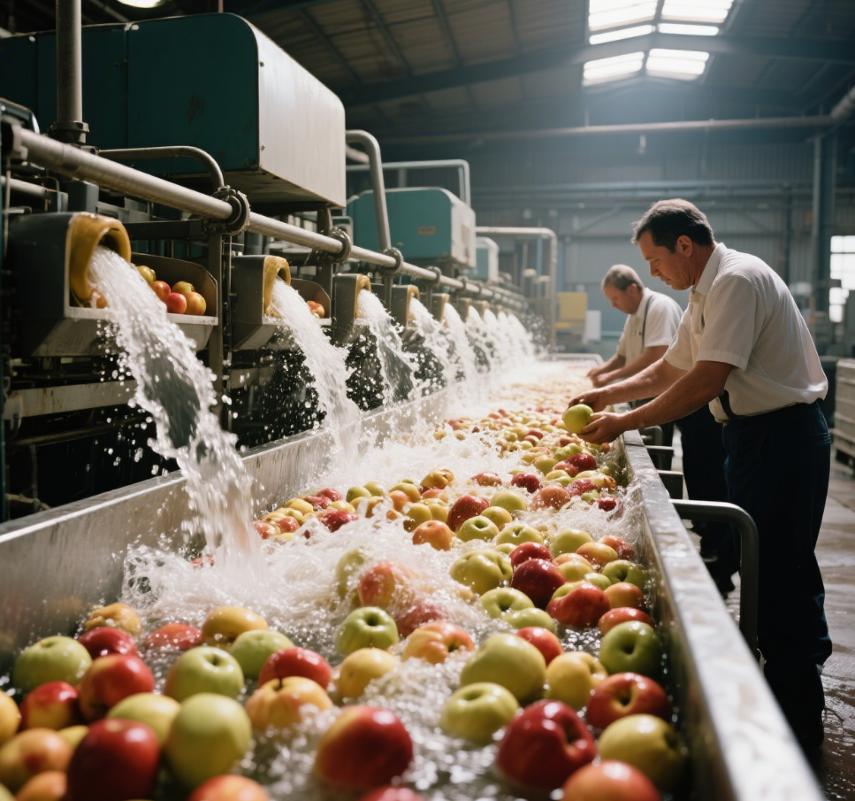 ¿Cuál es el proceso de producción de jugo?