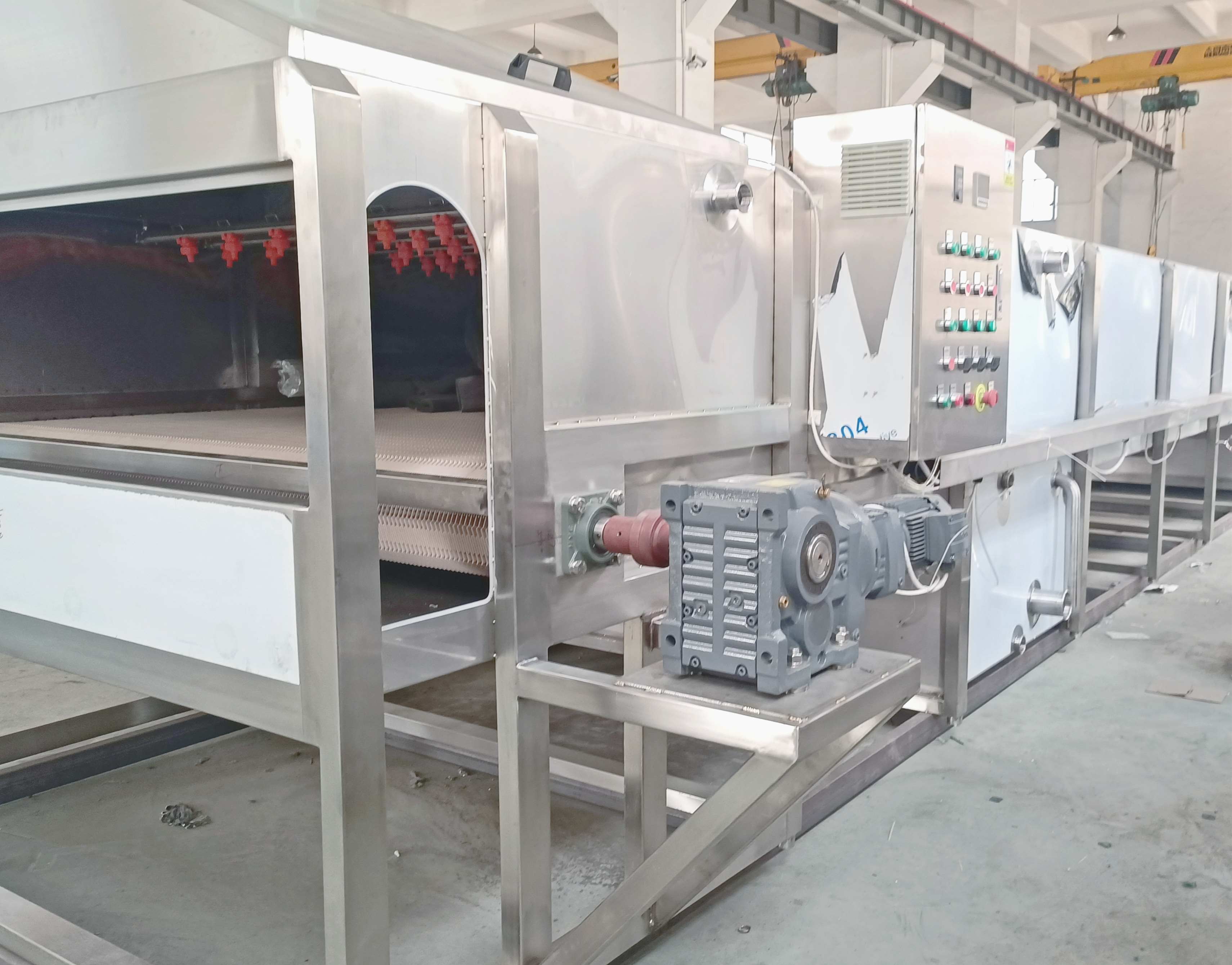 Pasteurizador de túnel y enfriador