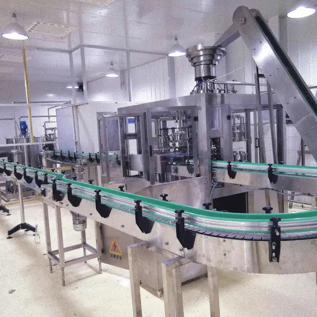 L&iacute;nea de producci&oacute;n de agua